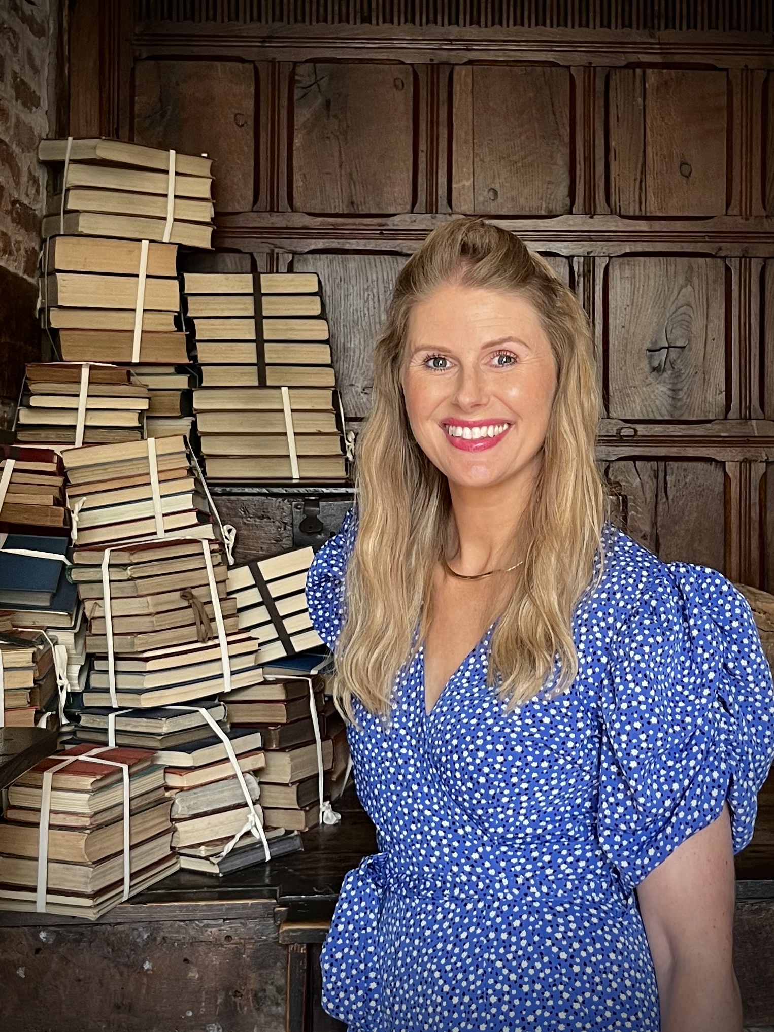 Dr Nicola Tallis (updated image with books)